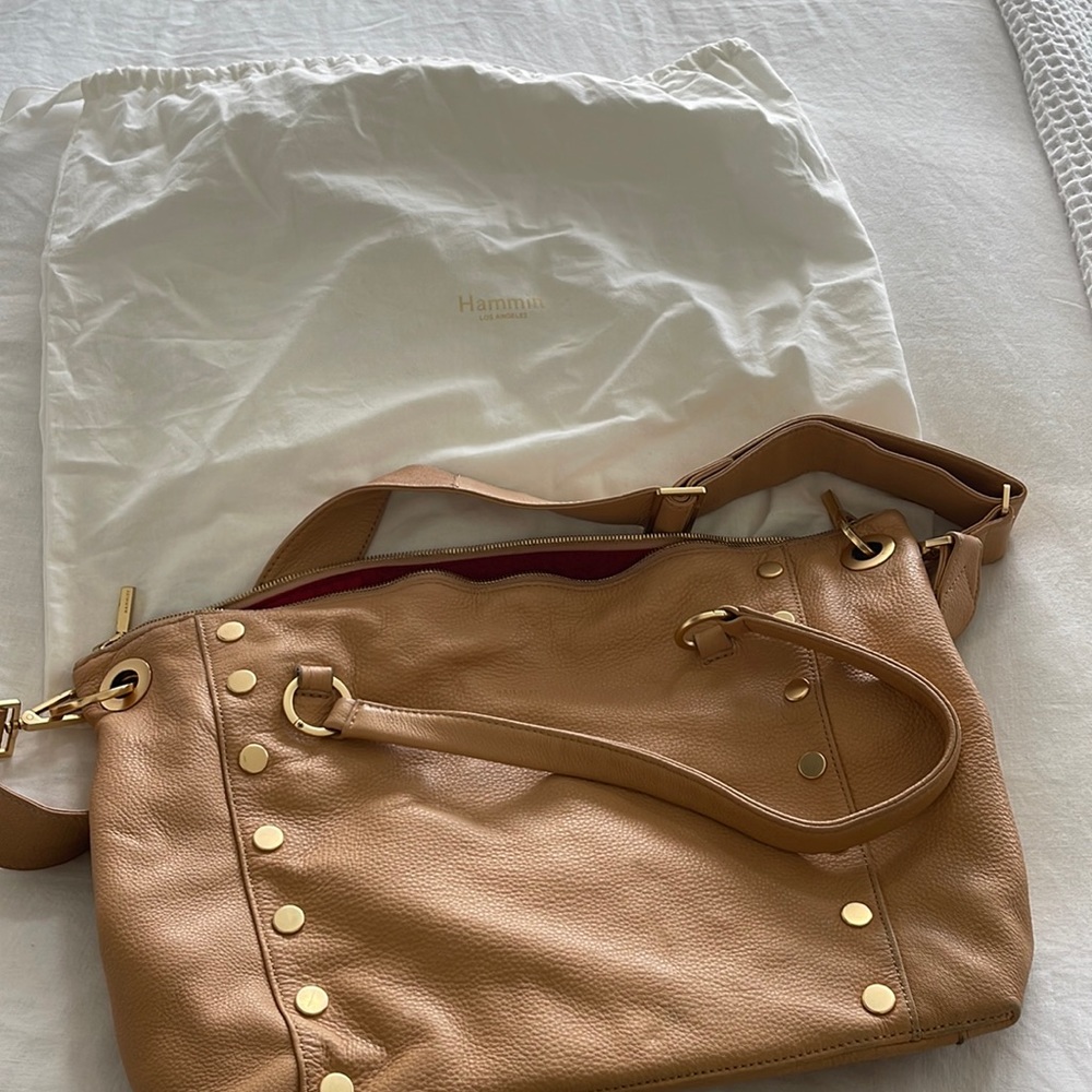 Hammitt Daniel large barley tan bag cross body